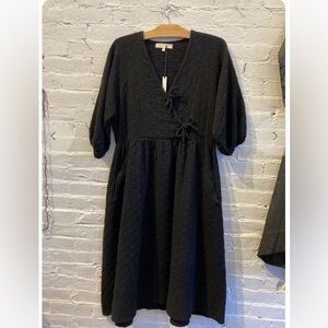 Hansel from Basel quilted kimono Midi Dress